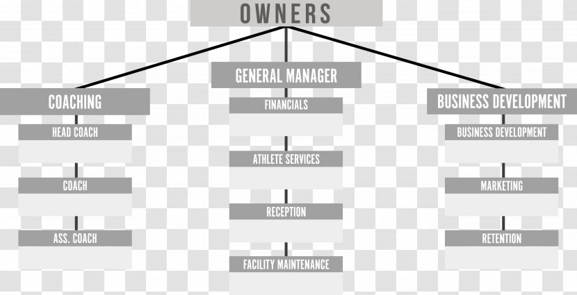 Organizational Structure Business Corporate - Black And White Transparent PNG