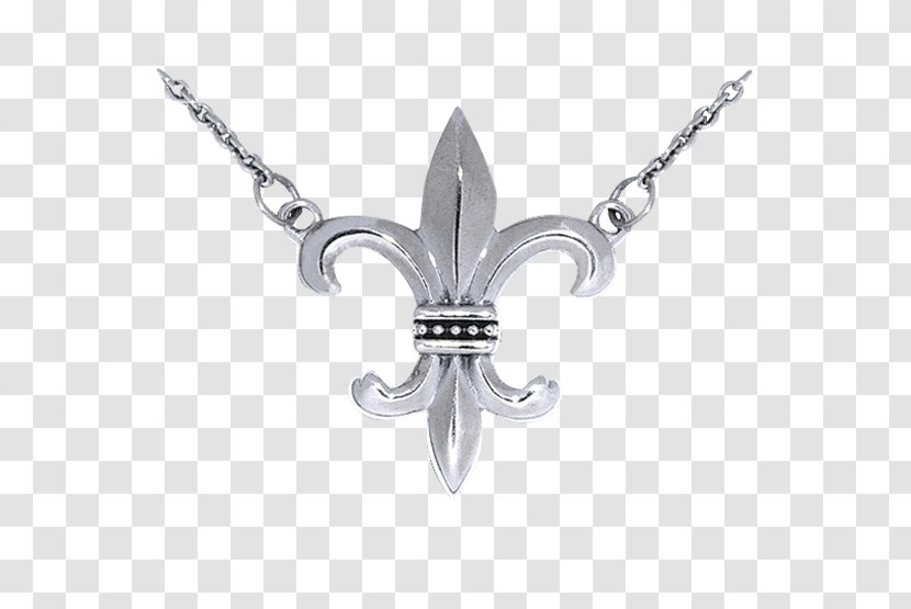 Charms & Pendants Necklace Fleur-de-lis Jewellery Silver - Sleeve Transparent PNG