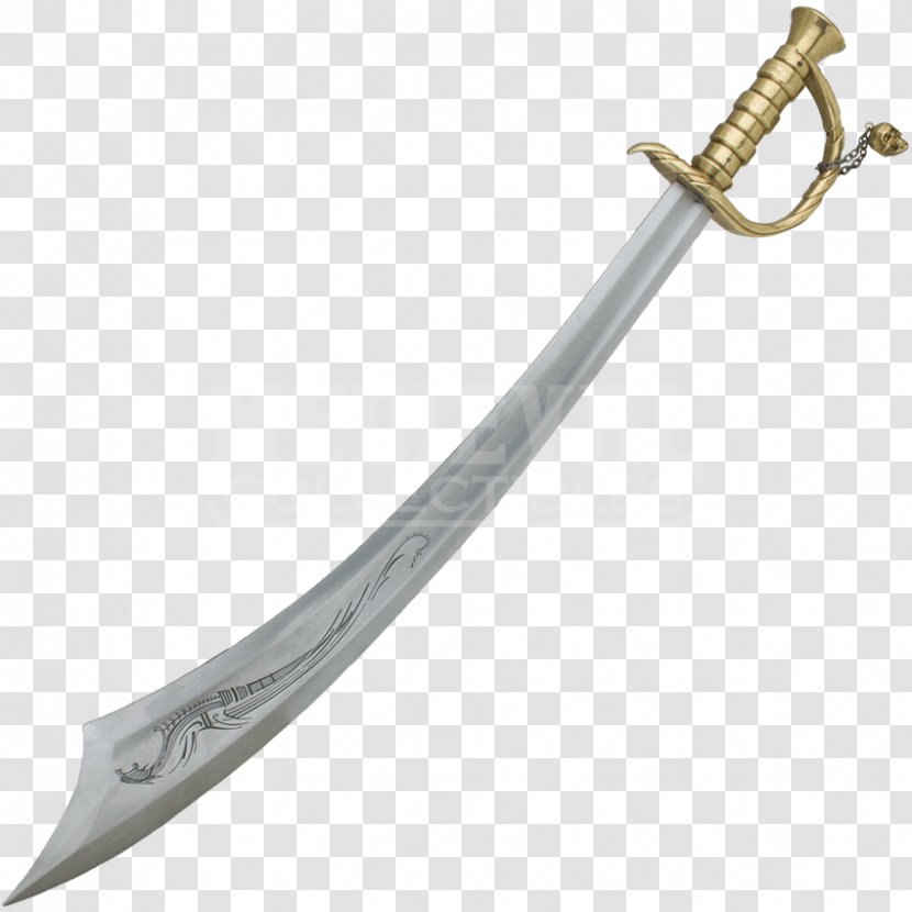 Sabre Scimitar Cutlass Classification Of Swords - Types - Sword Transparent PNG