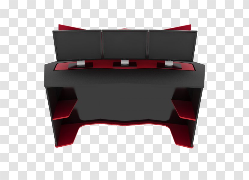 Table Computer Desk Standing Video Game - Office Transparent PNG