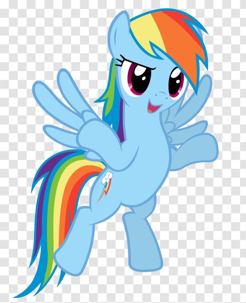 Pony DeviantArt Horse Illustration - Cartoon - Raimbow Transparent PNG