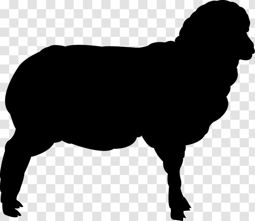 Neapolitan Mastiff English Bulldog Tibetan Boxer - Animal - Black Silhouette Lamb Sheep Goat Transparent PNG
