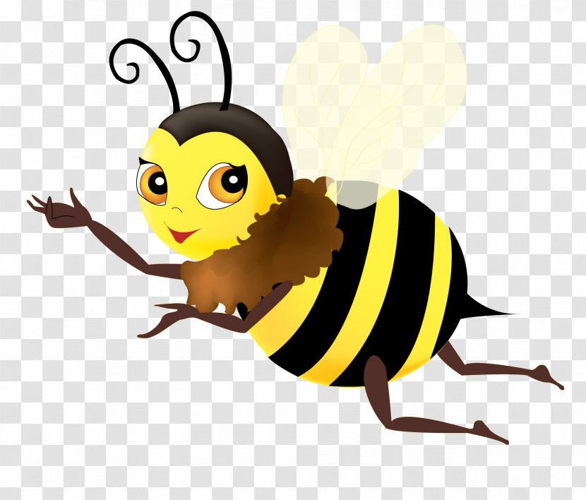 Western Honey Bee Insect Brazil Beehive - Cartoon - Ant Transparent PNG
