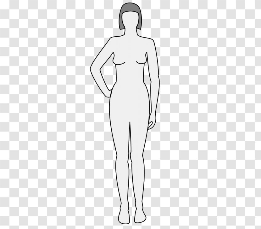 Female Body Shape Human Woman Clip Art - Tree Transparent PNG