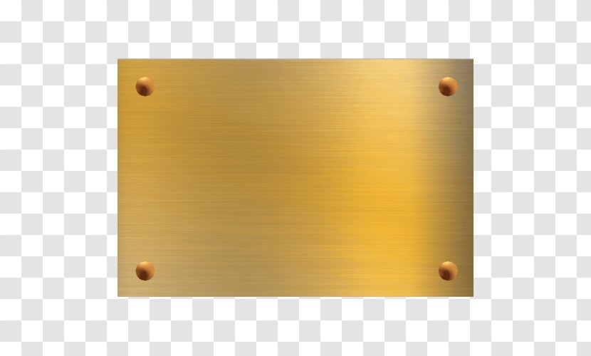 Light Wood Stain Metal Material - Yellow - Plaque Transparent PNG