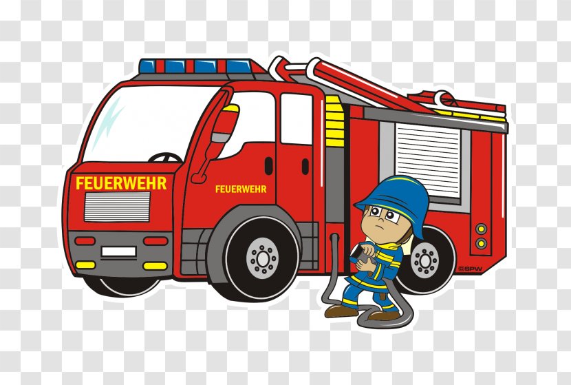 Fire Department Firefighter Engine Clip Art - Play Vehicle Transparent PNG