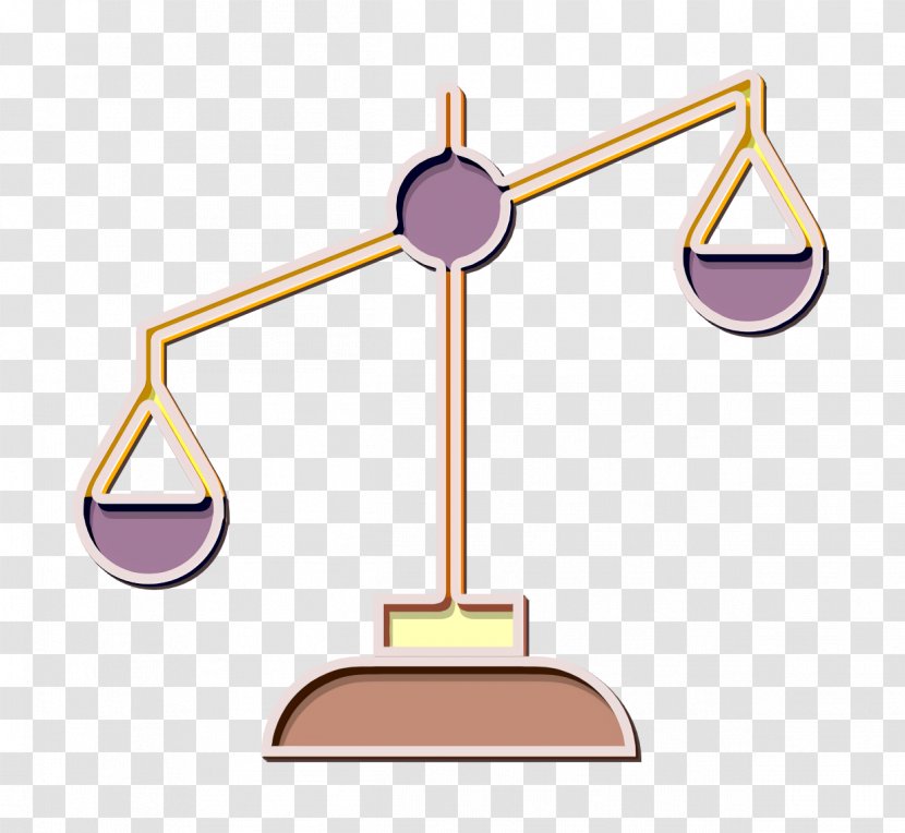 Business Icon Justice Scale Law - Balance - Metal Transparent PNG