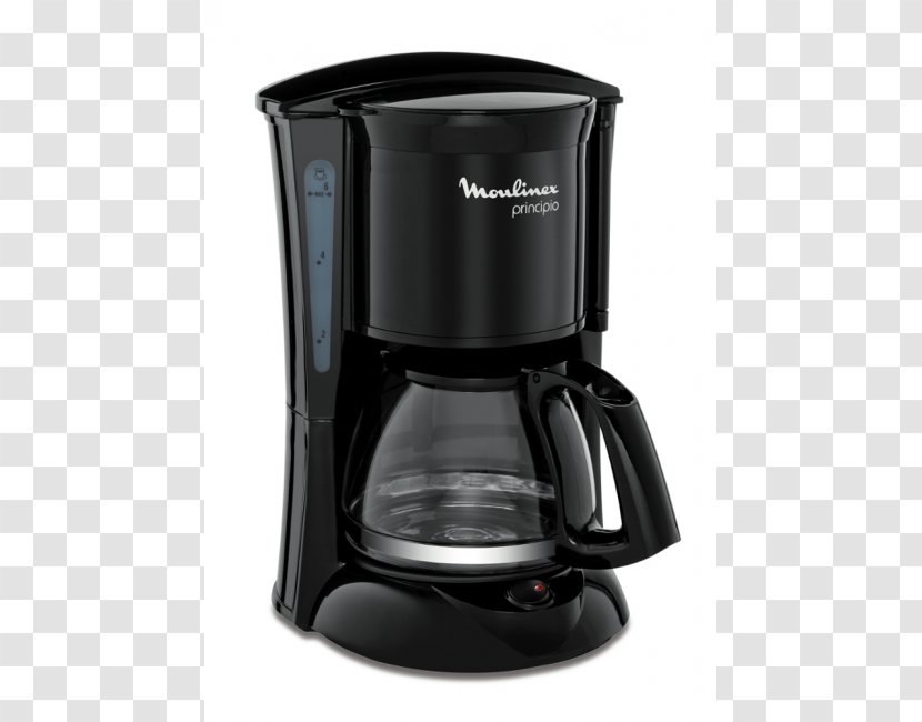 Coffeemaker Espresso Machines MOULINEX CAFETERA PRINCIPIO 6 T INOX FG152832 - Small Appliance - Coffee Transparent PNG