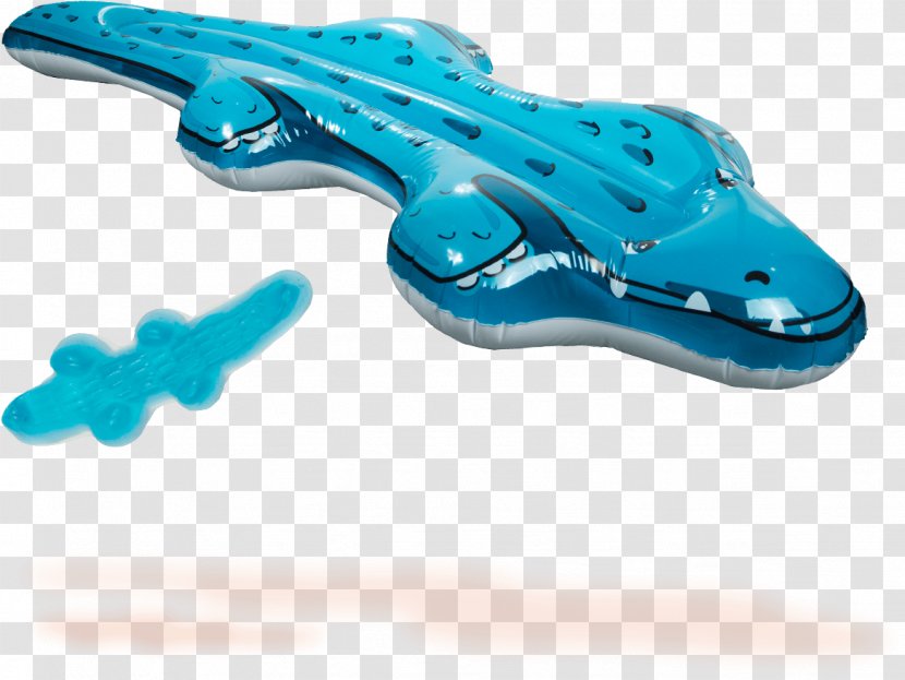 Haribo Air Mattresses Inflatable Candy Crocodile - Aqua Transparent PNG