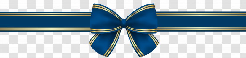 Butterfly Bow Tie Blue Product - Ribbon - Gold Clip Art Image Transparent PNG