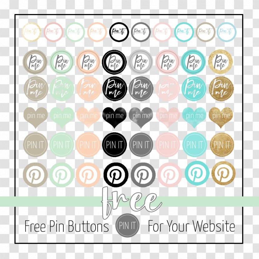 Button Graphic Design Pin Badges - Sleeve - Personal Use Transparent PNG