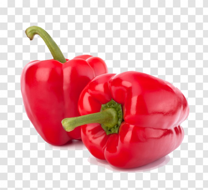Vegetable Red Bell Pepper Food Auglis - Piquillo Transparent PNG