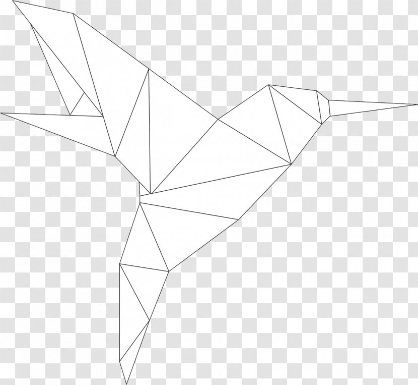 Origami Triangle /m/02csf STX GLB.1800 UTIL. GR EUR Paper - Symmetry - Hummingbird Transparent PNG