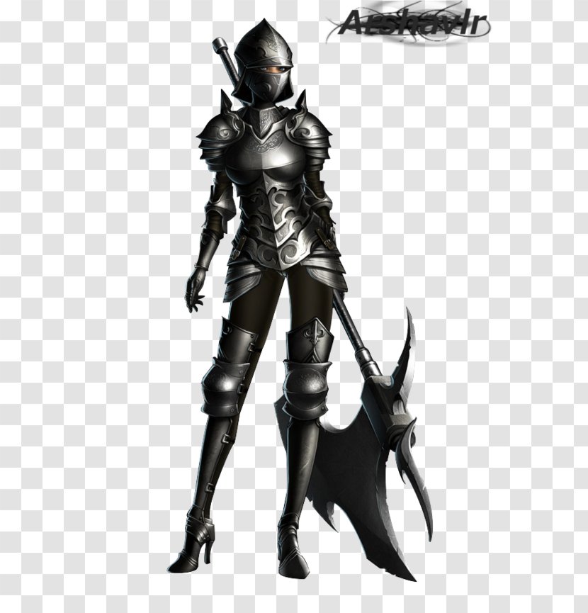 Knight Plate Armour Female Middle Ages - Fictional Character Transparent PNG