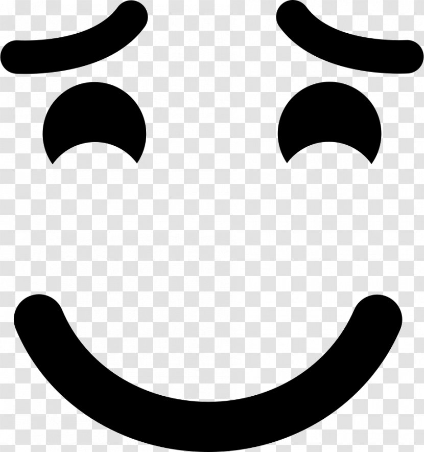 Emoticon Smiley Eyebrow - Smile - Closed Eyes Transparent PNG