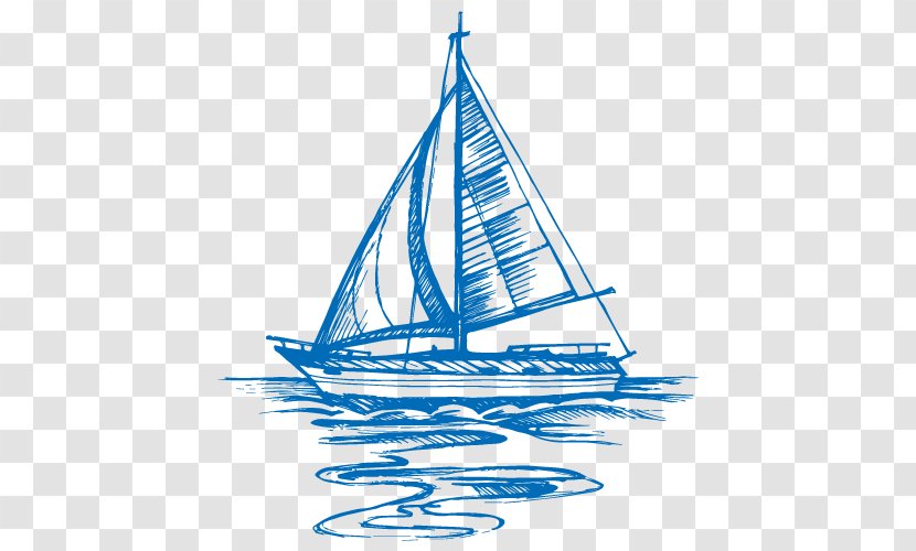 Sailboat Yacht Drawing Sailing Ship - Triangle Transparent PNG