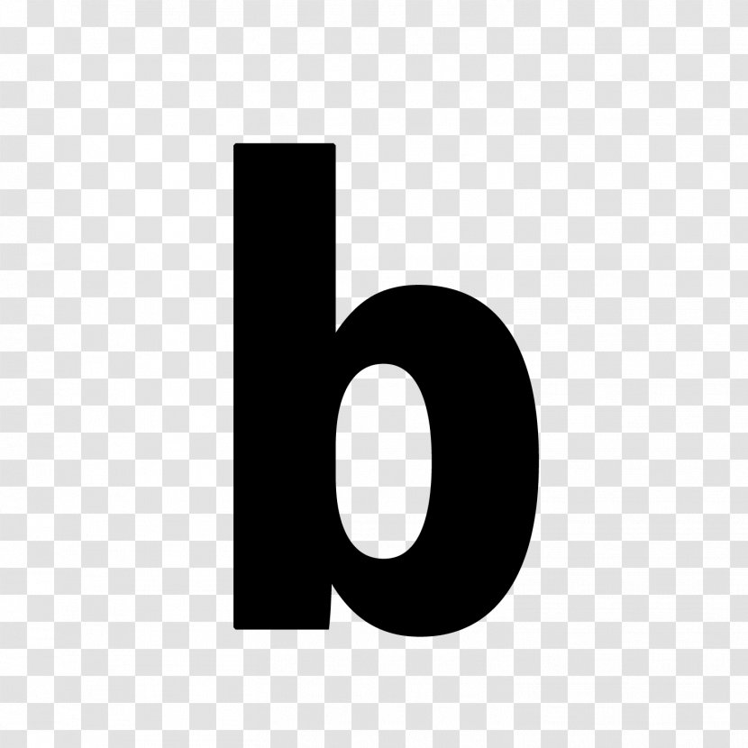 Logo Sticker Font - Symbol - B Transparent PNG