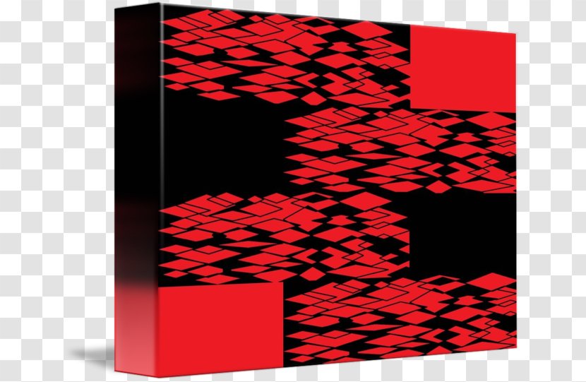 Square Rectangle Pattern - Red - Lace Transparent PNG