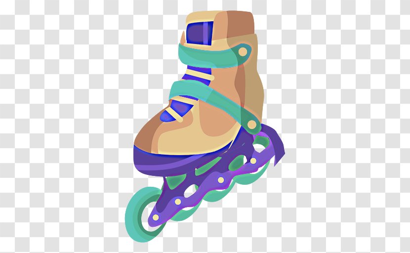 Footwear Roller Skates Shoe Violet Skating - Athletic Transparent PNG