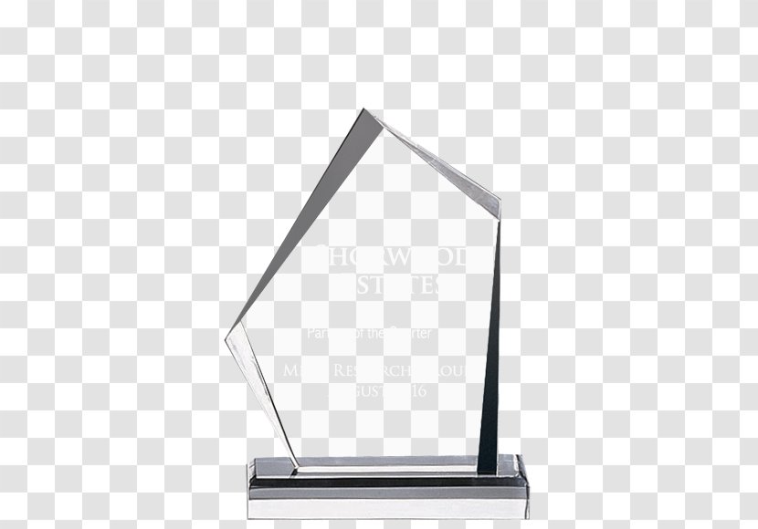 Rectangle - Glass - Acrylic Trophy Transparent PNG
