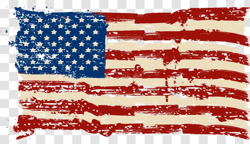 Flag Of The United States Pledge Allegiance T-shirt - Red - America Picture Transparent PNG