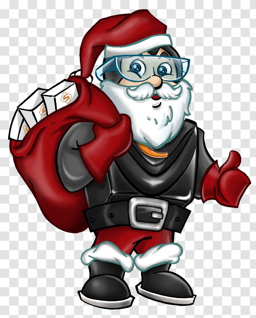 Santa Claus Elite Cursos Preparatórios Christmas Mascot - Portuguese - Papai Transparent PNG