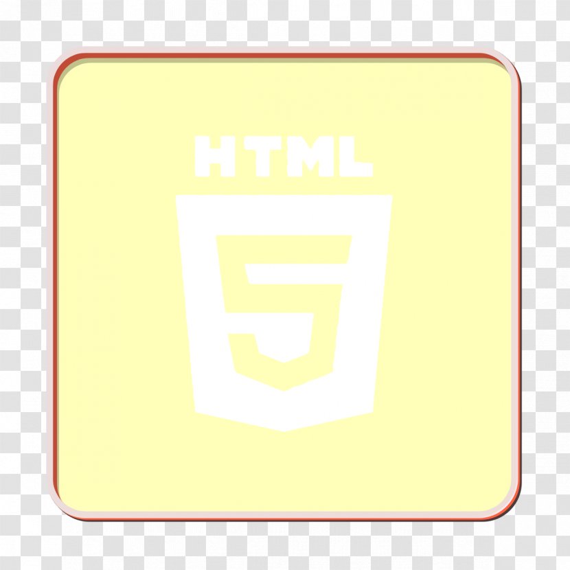 Html5 Icon • Html - Yellow - Sticker Logo Transparent PNG