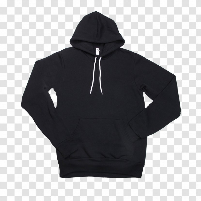 Hoodie T-shirt Sweater Clothing Zipper - Black Transparent PNG