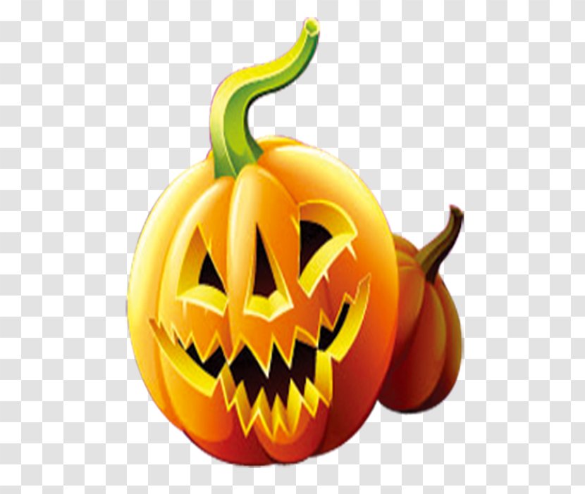 Jack-o'-lantern Calabaza Pumpkin Halloween Drawing - Scary Transparent PNG