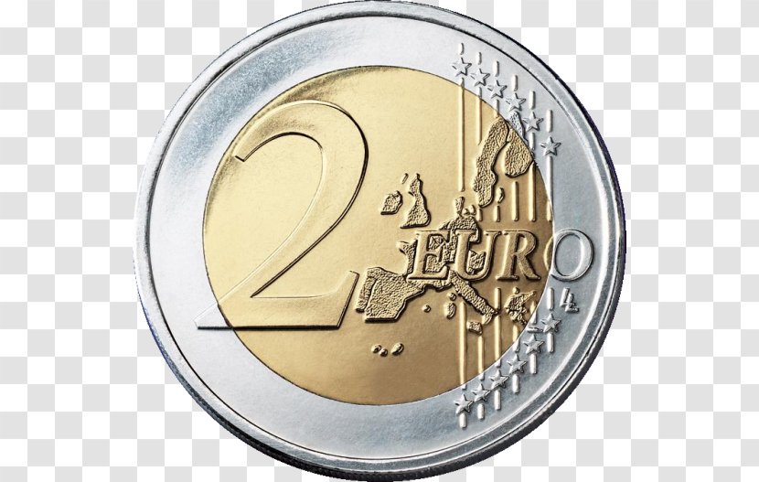 2 Euro Coin Coins Commemorative - Banknotes Transparent PNG