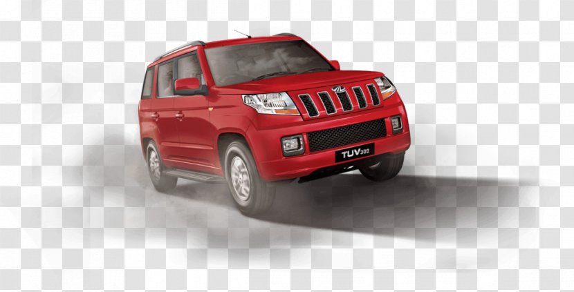 Mahindra TUV300 & Car Mini Sport Utility Vehicle - Bumper - Full Court Seventy Percent Off Transparent PNG