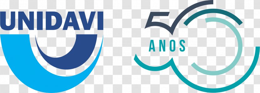 Logo Brand Trademark Symbol University Of The Alto Vale Do Itajaí - Blue - 50th Anniversary Transparent PNG