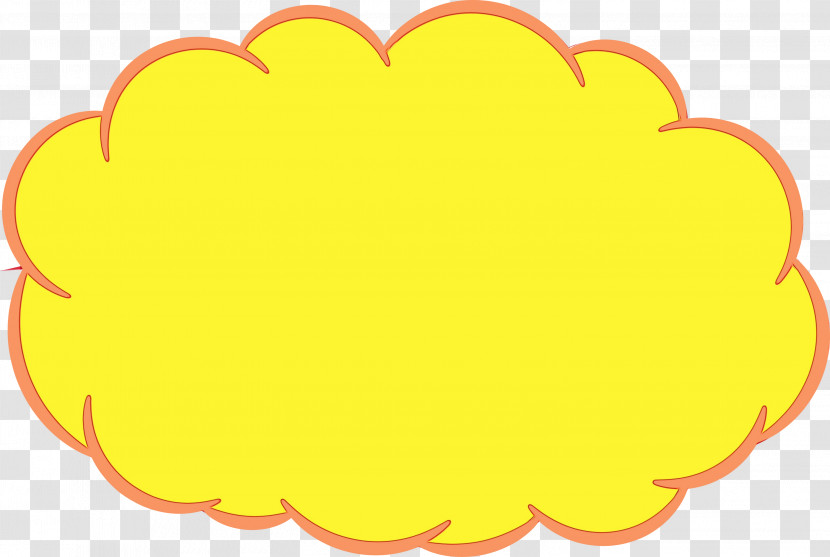 Yellow Heart Leaf Sticker Transparent PNG