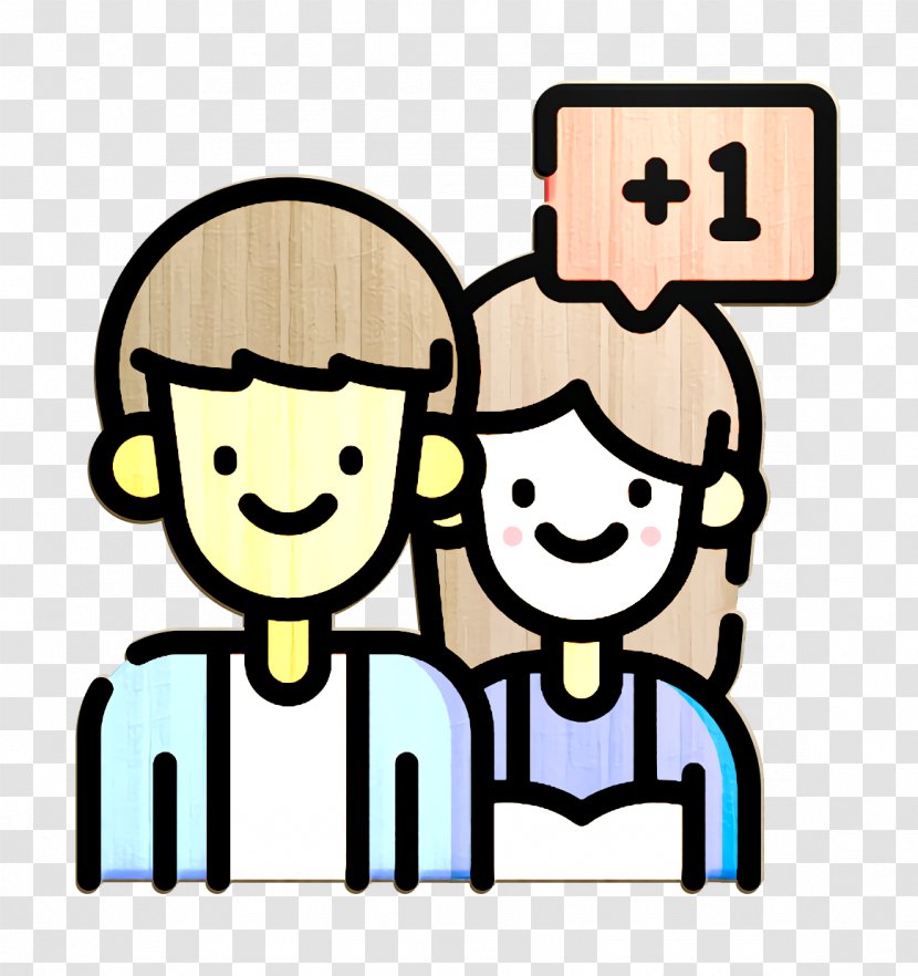 Friend Icon Request Social Media - Interaction - Sharing Happy Transparent PNG