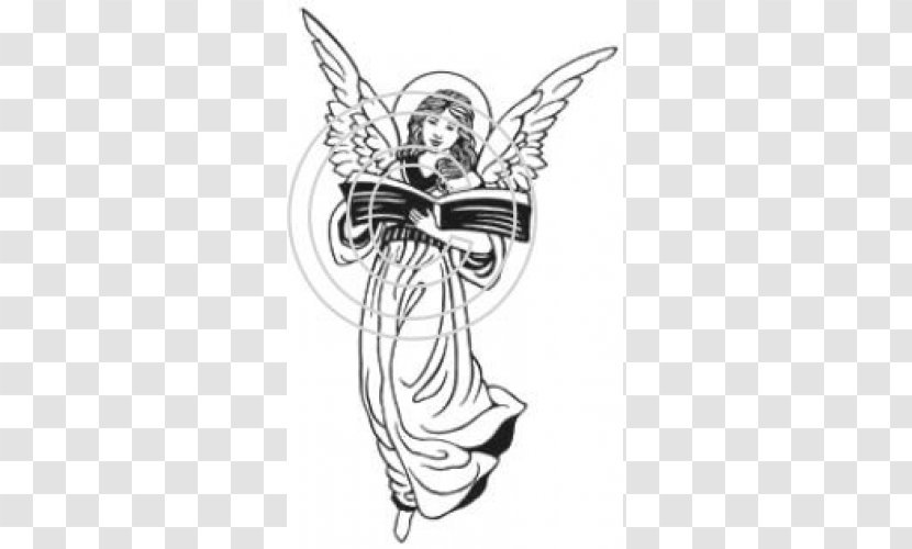 Gabriel Guardian Angel Coloring Book Clip Art - Memorial Of The Holy Angels Transparent PNG