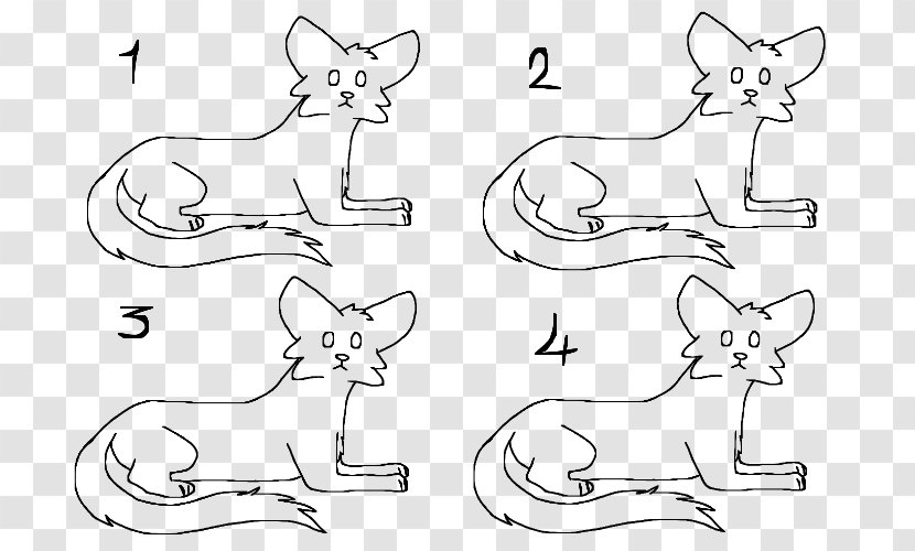 Cat Donkey Mammal Line Art Sketch - Flower Transparent PNG