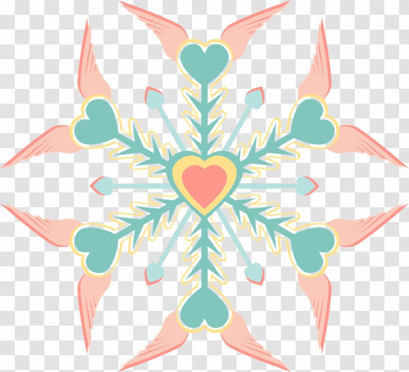 Light Snowflake Color Clip Art - Drawing - Snowflakes Transparent PNG