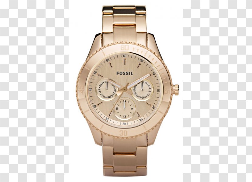 Watch Fossil Group Jewellery Gold Chronograph - Accessory Transparent PNG