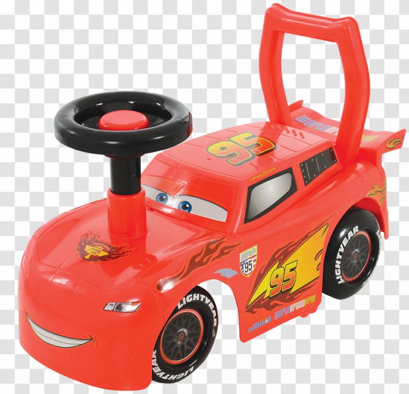 Lightning McQueen Car Toy Scooter Vehicle - Model Transparent PNG