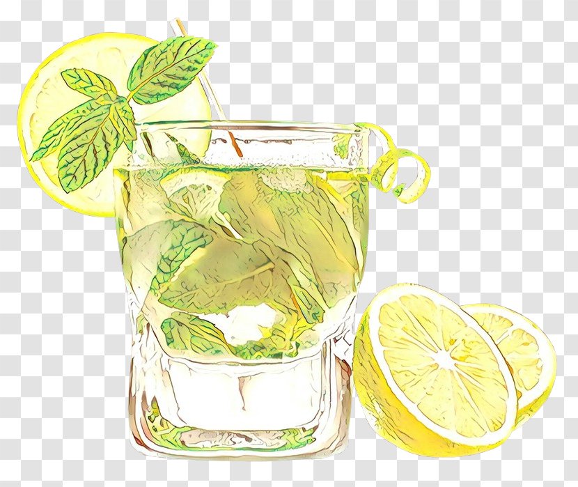 Lemon-lime Drink Limonana Highball Glass Lime - Citrus Caipirinha Transparent PNG