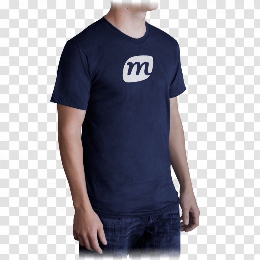 T-shirt Sleeve American Apparel Clothing - Electric Blue Transparent PNG
