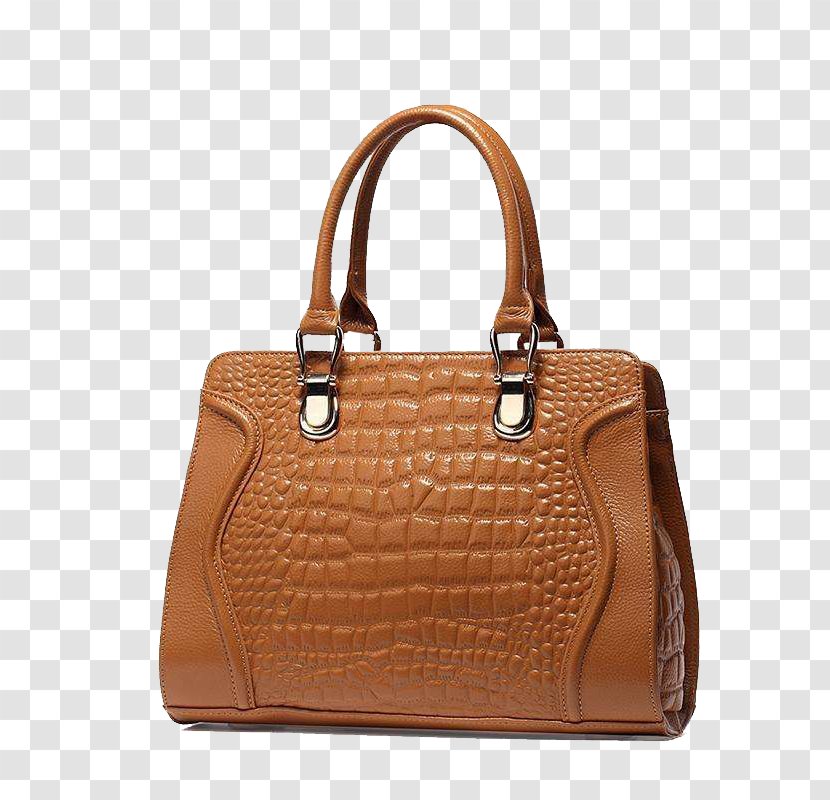 Tote Bag - Baggage - Brown Transparent PNG