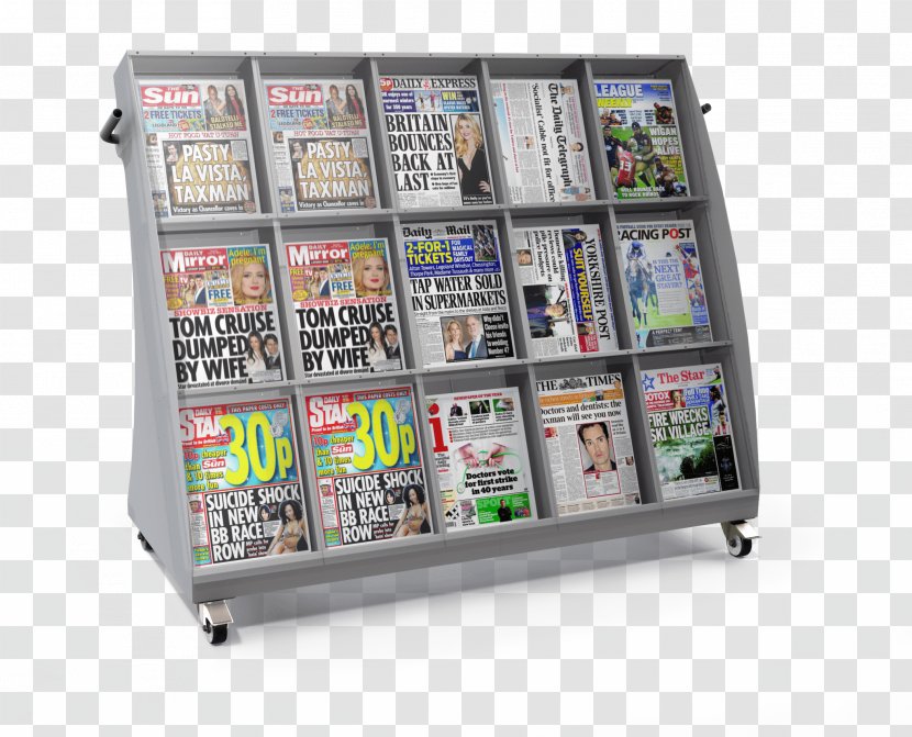 Newspaper Newsagent's Shop Retail Sales - Vending Machine Transparent PNG