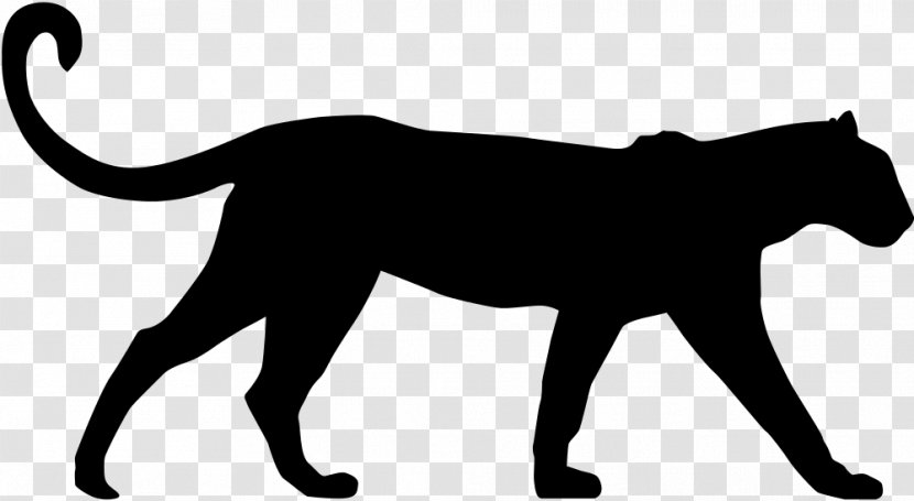 Leopard Black Panther Cat Cougar Clip Art - Mammal Transparent PNG