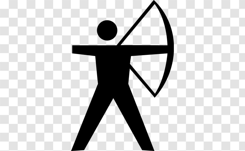 Zen In The Art Of Archery Bow And Arrow Clip - Symbol Transparent PNG