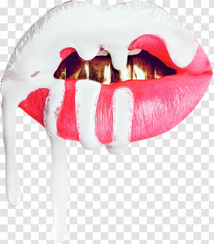 Kylie Cosmetics Calabasas Makeup Revolution Retro Luxe Matte Lip Kit Logo - Tooth - Tattoo Transparent PNG