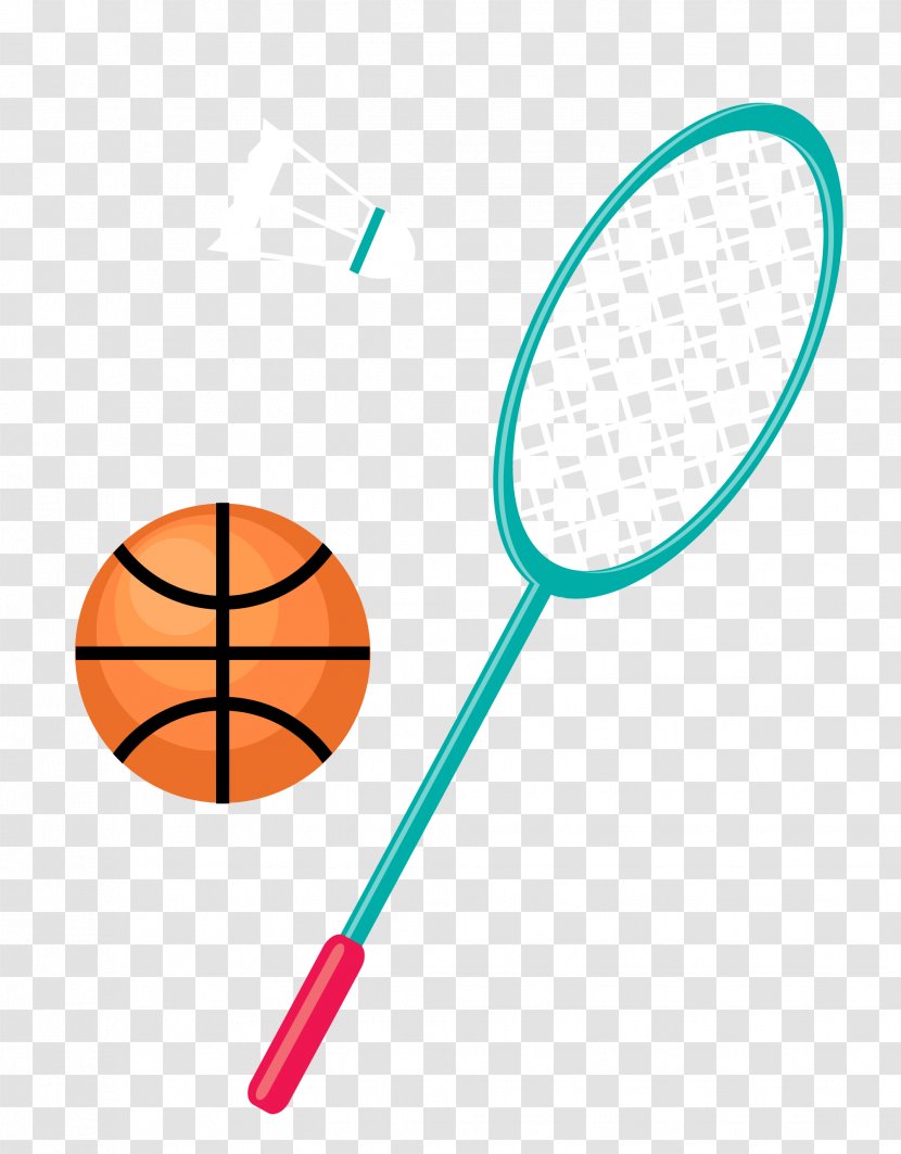 Badmintonracket - Sports Equipment - Vector Ball Transparent PNG