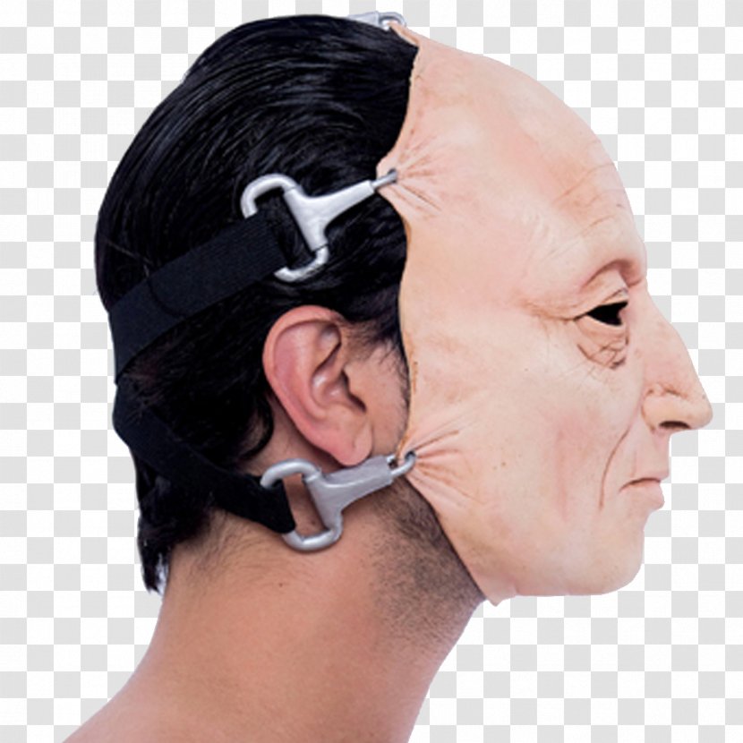 Jigsaw Tobin Bell Mask Billy The Puppet - Ear Transparent PNG