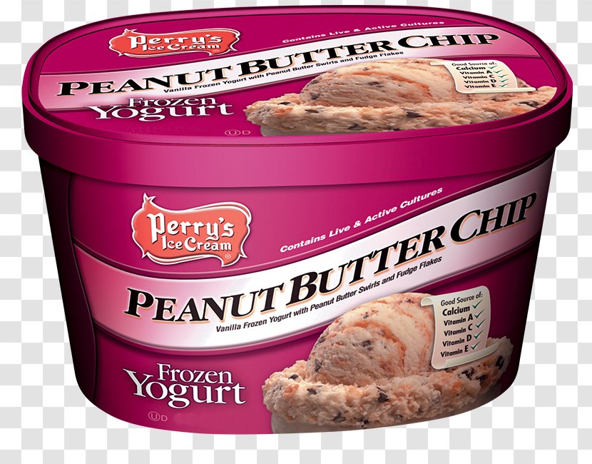Ice Cream Frozen Yogurt Peanut Butter Cup Flavor - Ingredient - Chips Transparent PNG