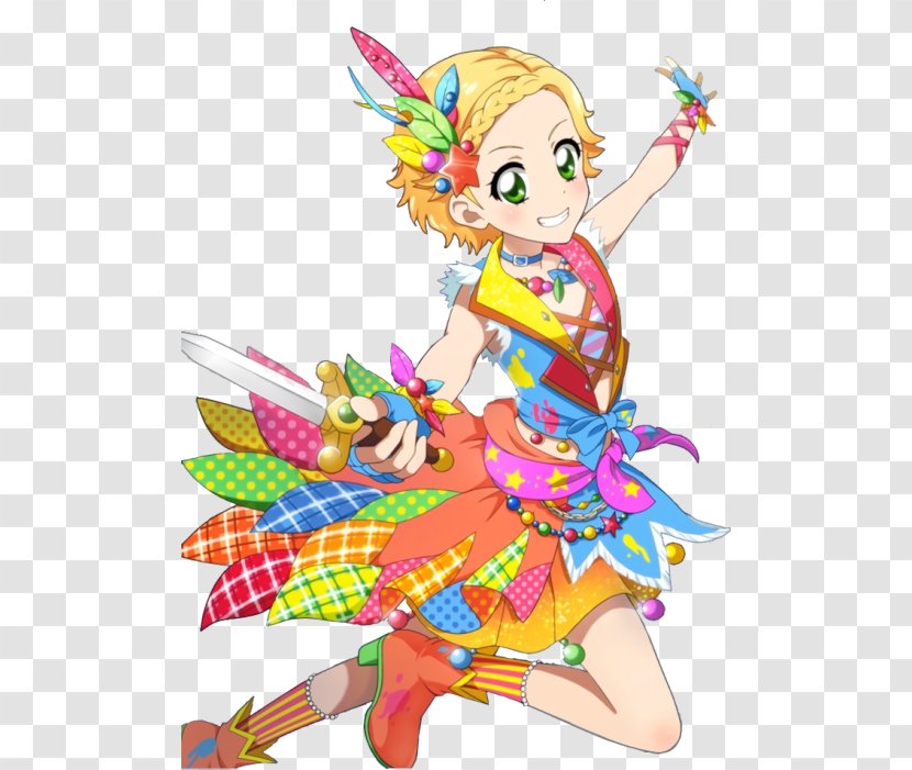 Aikatsu! Hinaki Shinjo Ran Shibuki Aoi Kiriya Ichigo Hoshimiya - Watercolor Transparent PNG